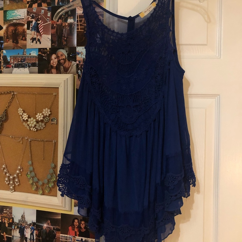 Blue tank